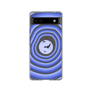 Retro Moon Design Phone Case Google 6A