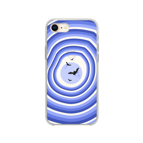 Retro Moon Design Phone Case iPhone 8