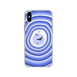 Retro Moon Design Phone Case iPhone X